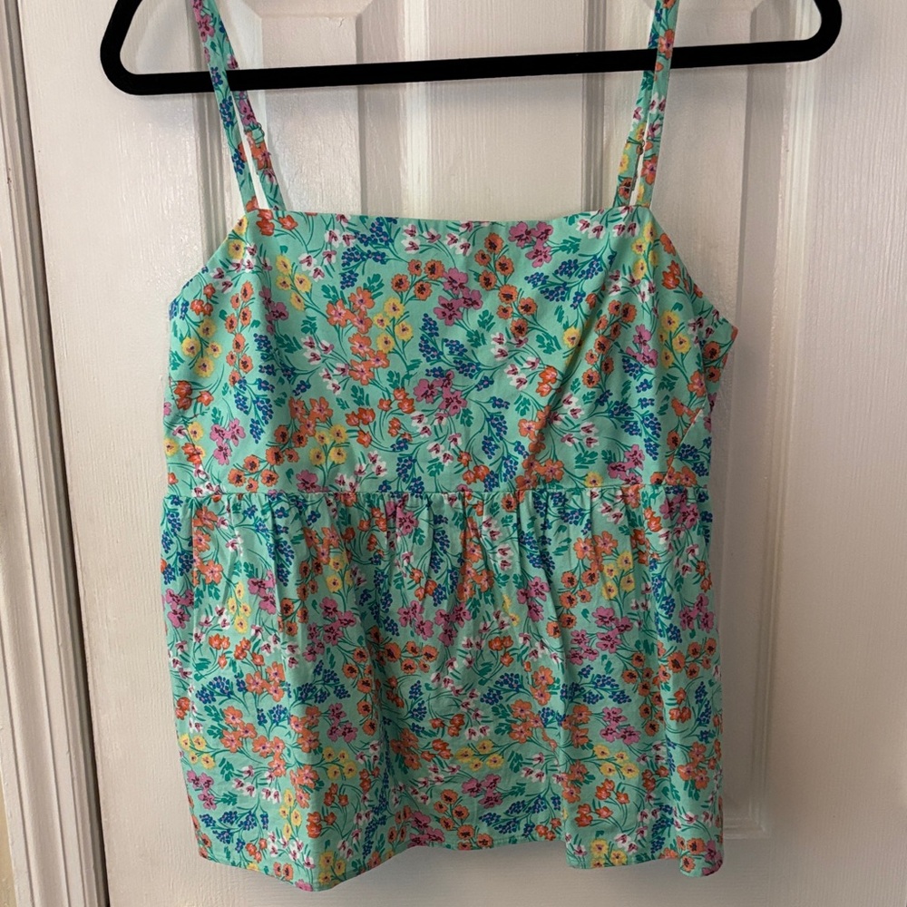 J Crew Floral Print Women's Top